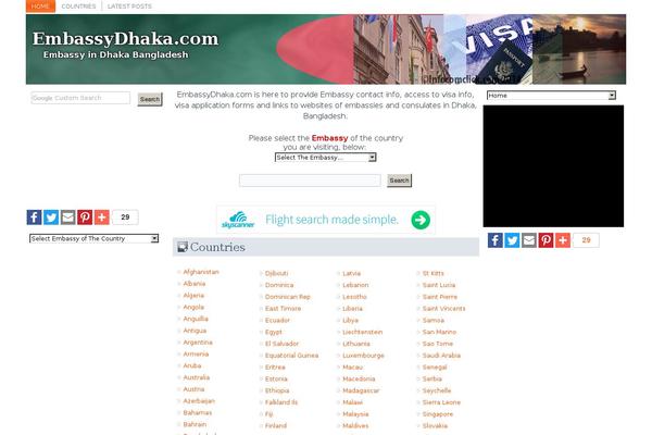 embassydhaka.com site used Embassy