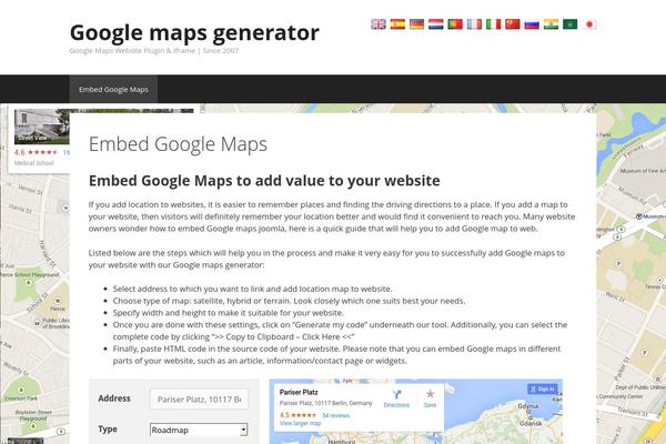Site using Gmg-generator plugin