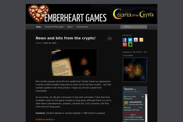 Twenty Eleven theme site design template sample