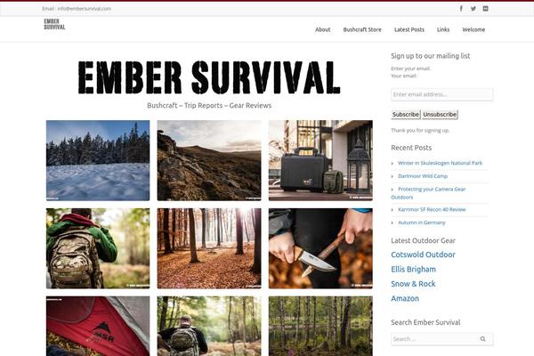 WordPress website example screenshot