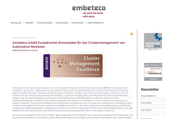embeteco.com site used Divi-business