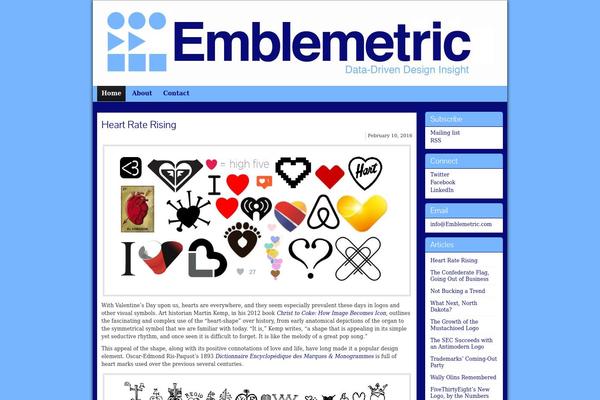 emblemetric.com site used Graphene-child