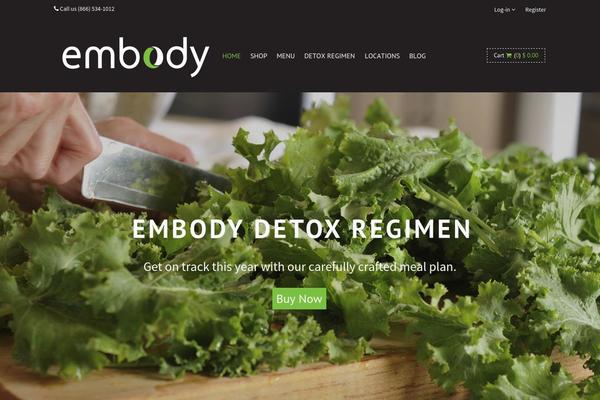 WordPress website example screenshot