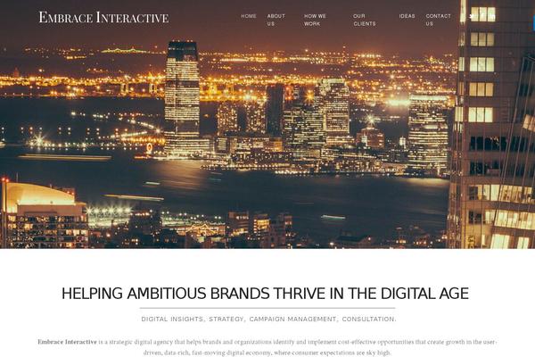 Story theme site design template sample