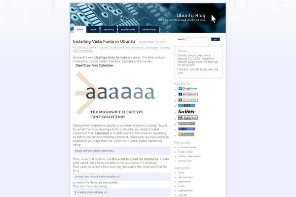 WordPress website example screenshot