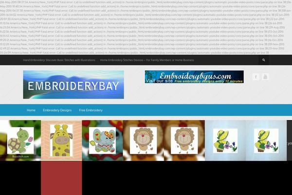 embroiderybay.com site used BeeTube