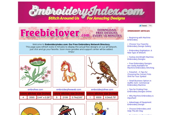 embroideryindex.com site used Embroidery