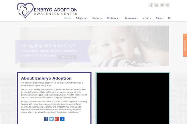 embryoadoption.org site used Expressline-ea