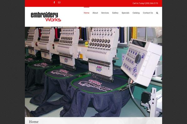 WordPress website example screenshot