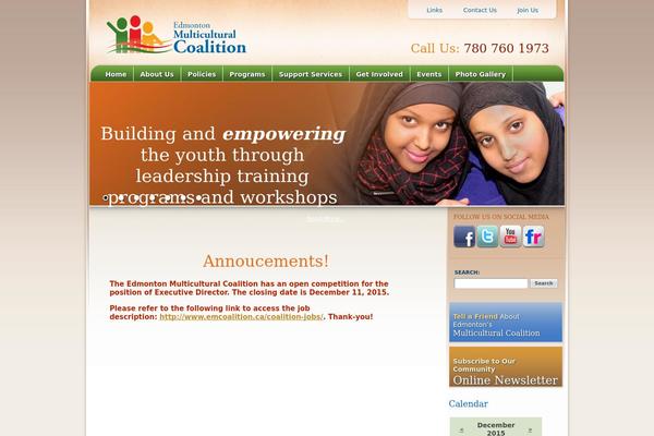 emcoalition.ca site used Emcoalition