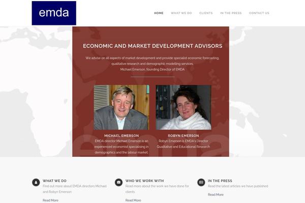 Bridge Child theme site design template sample