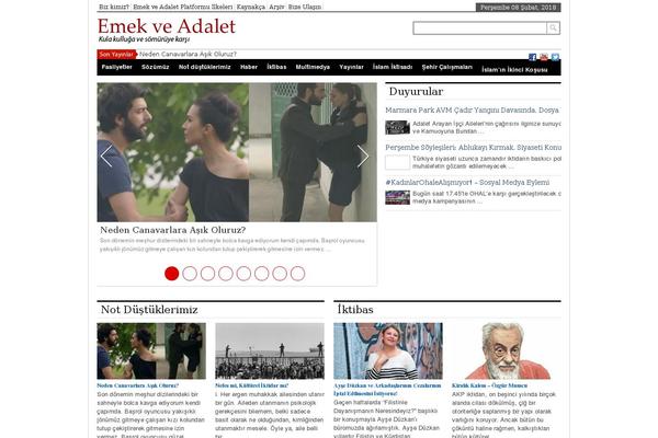emekveadalet.org site used Newspapertimes-single