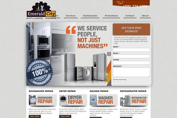 emeraldcityappliancerepair.com site used Whitesharktemplate3