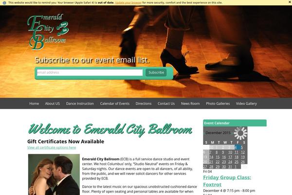 emeraldcityballroom.com site used Ecb