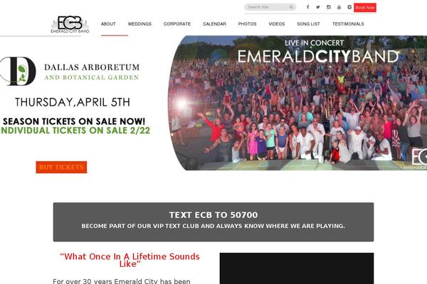 emeraldcityband.com site used Qudos