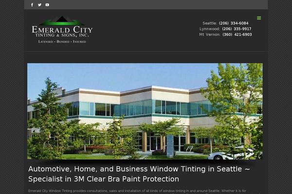 WordPress website example screenshot