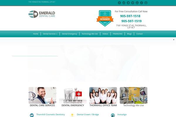 emeralddentalcare.ca site used Modernize v3.1.7