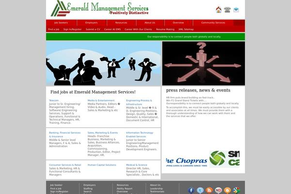 emeraldmanagementservices.com site used Emerald