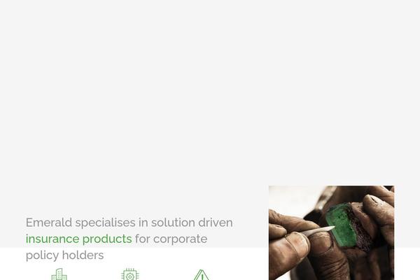 Emerald theme site design template sample