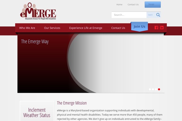 emergeinc.org site used Emerge