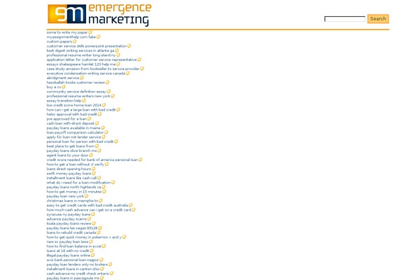 emergencemarketing.com site used Limau Orange v.01