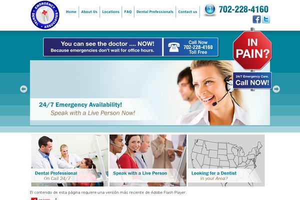 emergencydentalassociates.com site used Emergency