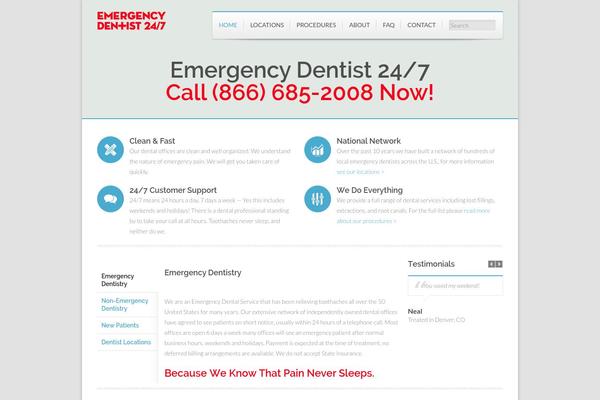 emergencydentist247.com site used Omnibiz