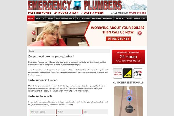 emergencyplumbers.co.uk site used Plumber