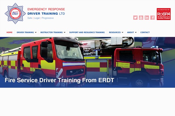 emergencyresponsedrivertraining.co.uk site used Dynamix
