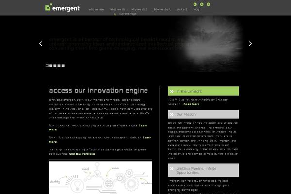 emergenttechnologies.com site used Etiresponsive