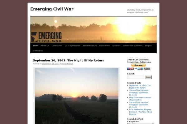 emergingcivilwar.com site used Emergingcivilwar