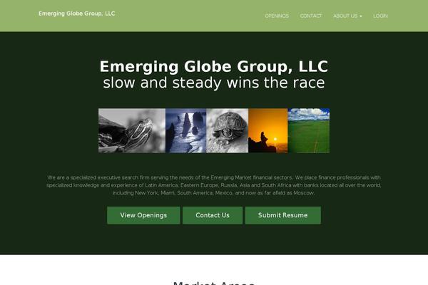 emergingglobe.com site used Corpbiz