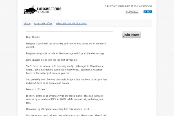 WordPress website example screenshot