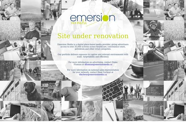 emersionmedia.ca site used Emersion