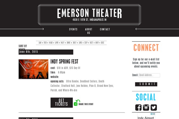 emersontheater.com site used Casper-wp-master