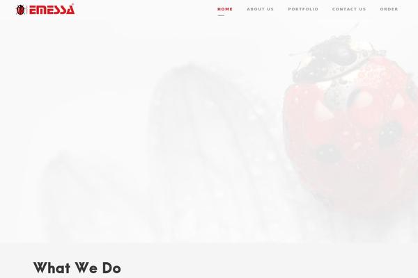 Custom theme site design template sample