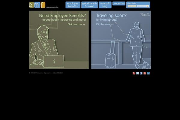Twenty Twelve theme site design template sample