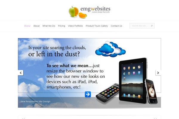 emgwebsites.com site used Divi