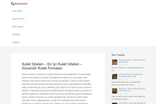 WordPress website example screenshot