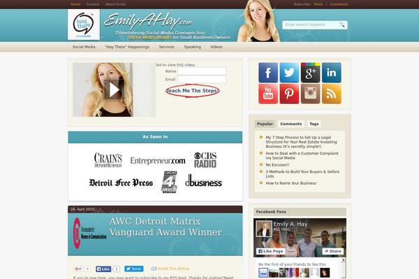 emilyahay.com site used Freshnews-emily