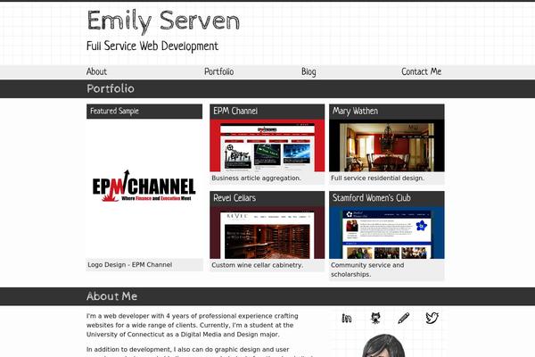 WordPress website example screenshot