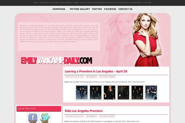 emilyvancampdaily.com site used Premade1