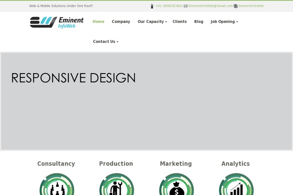Eminent theme site design template sample