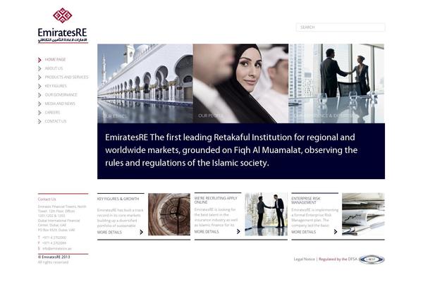 emiratesre.com site used upBootstrap3WP