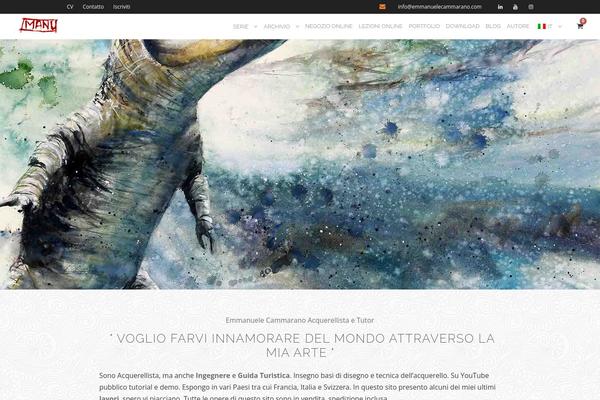 Infinite theme site design template sample