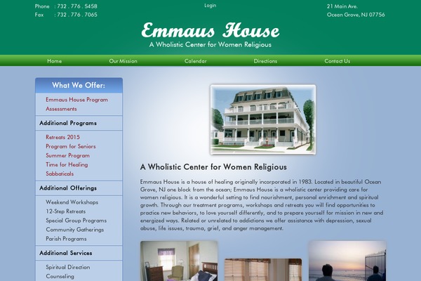 emmaushouse.com site used Emmaus