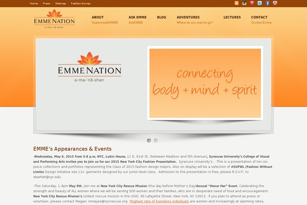 WordPress website example screenshot