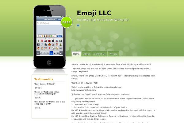 emojillc.com site used Iphone App