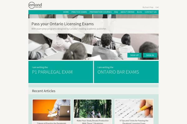 emondexamprep.ca site used Emondexamprep