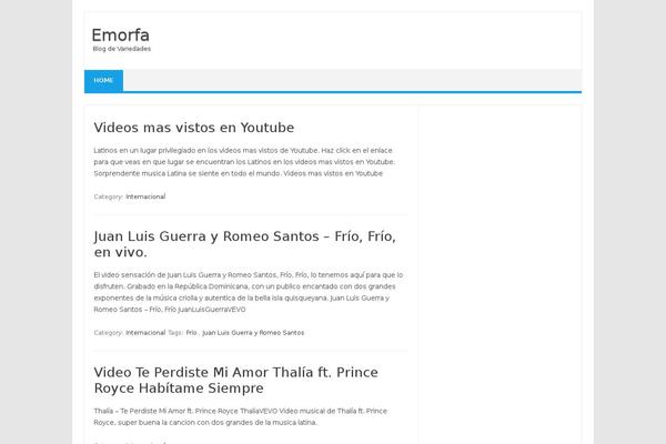 Iconic One theme site design template sample